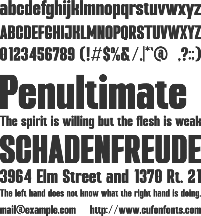 Spritzy font preview