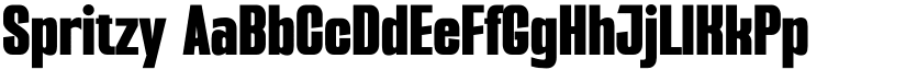 Spritzy font