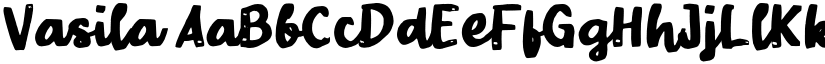 Vasila font