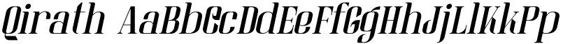 Qirath font