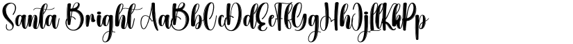 Santa Bright font