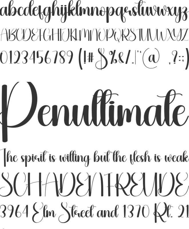 Kingdom font preview