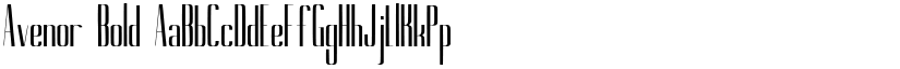 Avenor Bold font