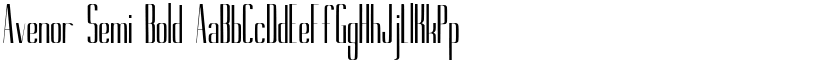 Avenor Semi Bold font