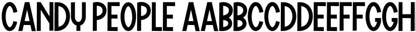 Candy People font download