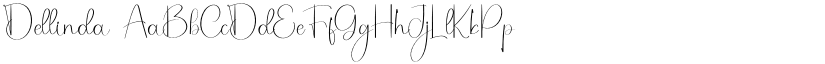 Dellinda font