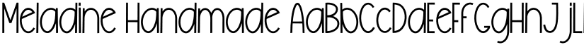 Meladine Handmade font download