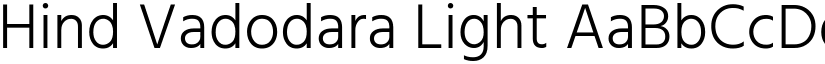 Hind Vadodara Light font