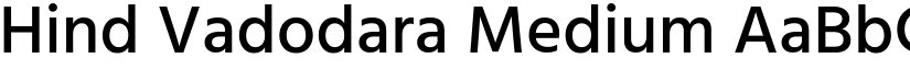Hind Vadodara Medium font