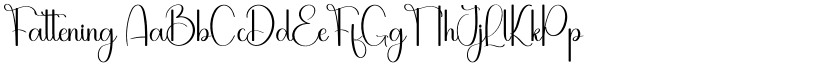Fattening font