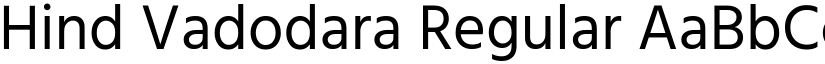 Hind Vadodara Regular font