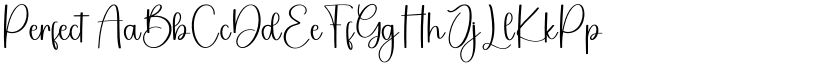 Perfect font