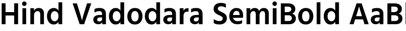 Hind Vadodara SemiBold font