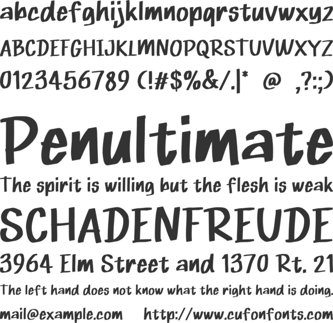 Metropolis Street font preview