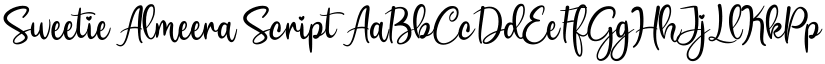 Sweetie Almeera Script font