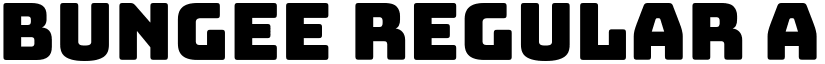 Bungee Regular font
