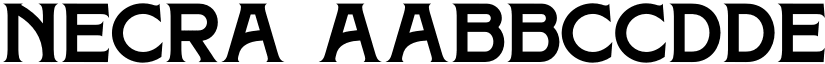 Necra font