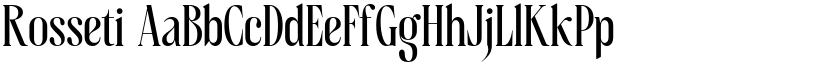 Rosseti font
