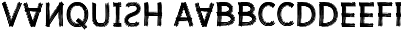 Vanquish font