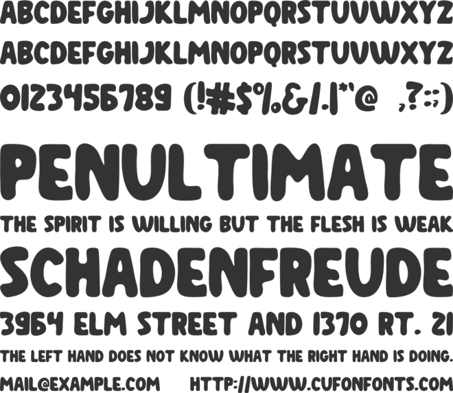 LUMINA SHINE font preview