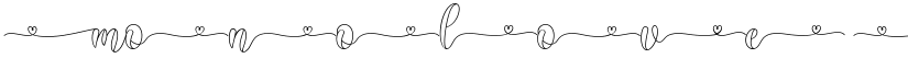 Monolove Swash font