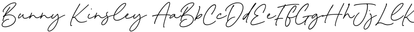 Bunny Kinsley font