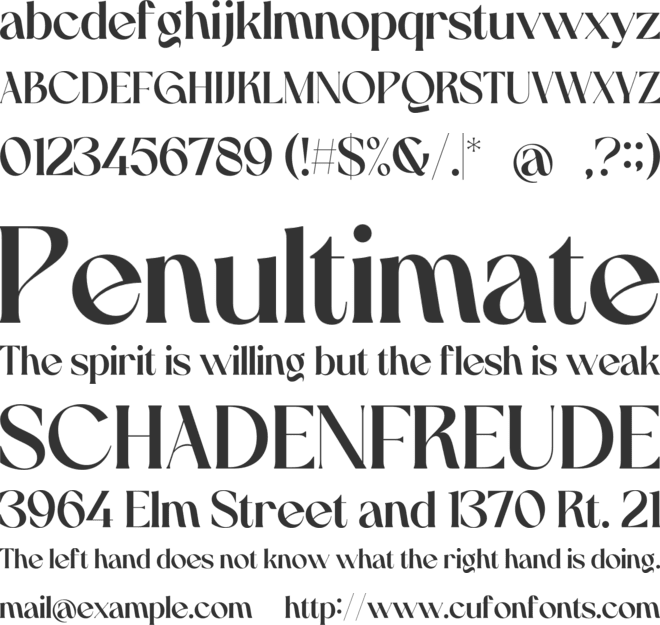 Bestari font preview