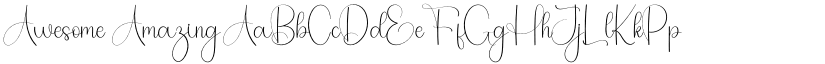 Awesome  Amazing font