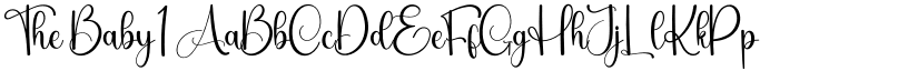 The Baby1 font