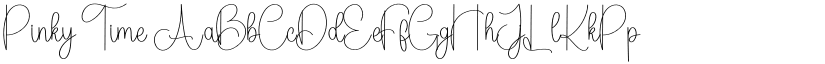 Pinky Time font