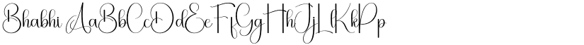 Bhabhi font