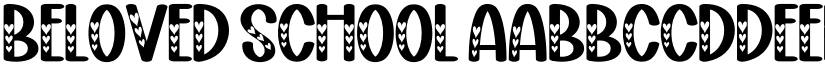 Beloved School font