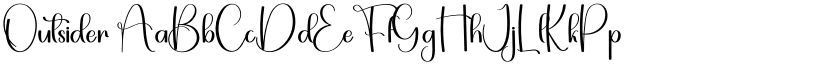 Outsider font
