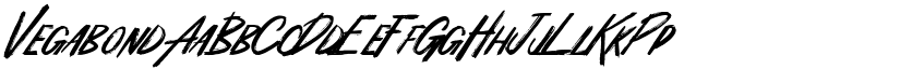 Vegabond font