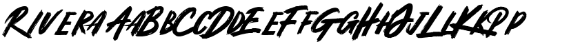 Rivera font