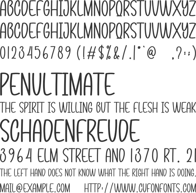 Dream Christmas font preview
