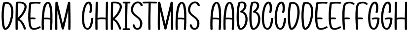 Dream Christmas font
