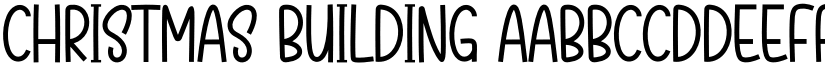 Christmas Building font