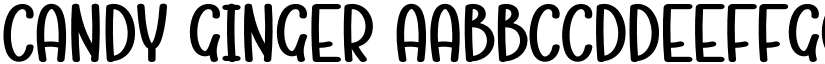 Candy Ginger font