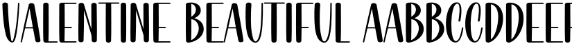 Valentine Beautiful font