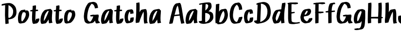 Potato Gatcha font