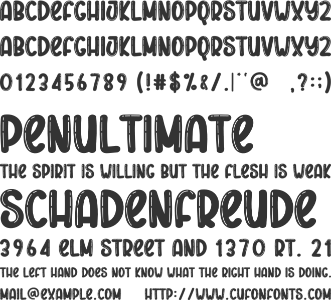 Santa Cathouse font preview