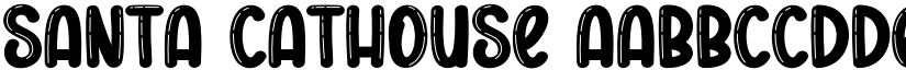 Santa Cathouse font