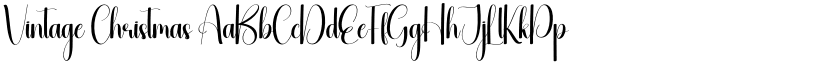 Vintage Christmas font