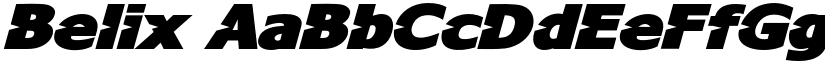 Belix font