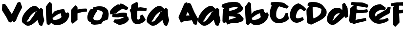 Vabrosta font