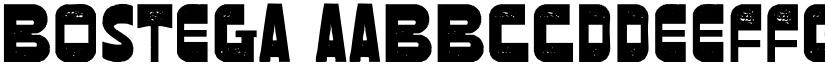 Bostega font