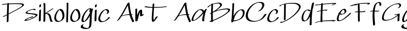Psikologic Art font