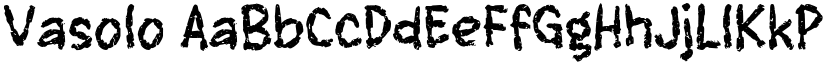 Vasolo font