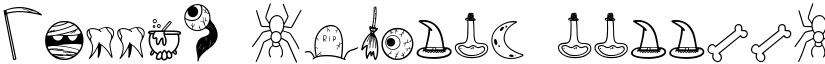 Spooky Dingbat font